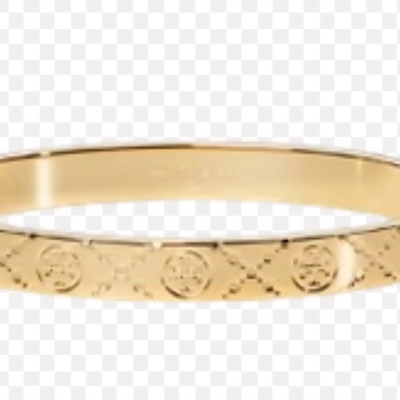 Tory Burch Embossed Gold Bracelet - Picture 5 of 6